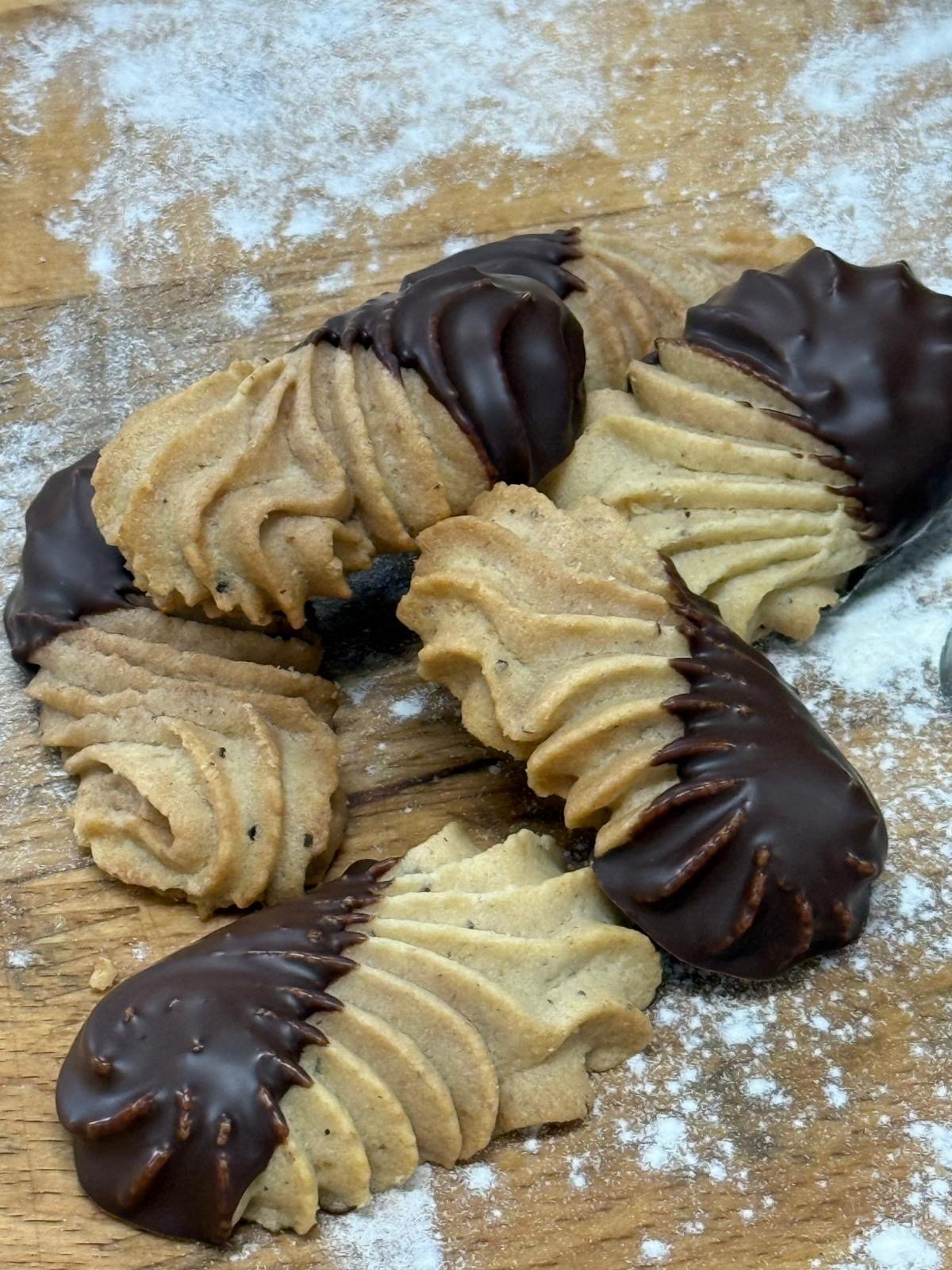 Nusspritzstange mit Kuvertüre